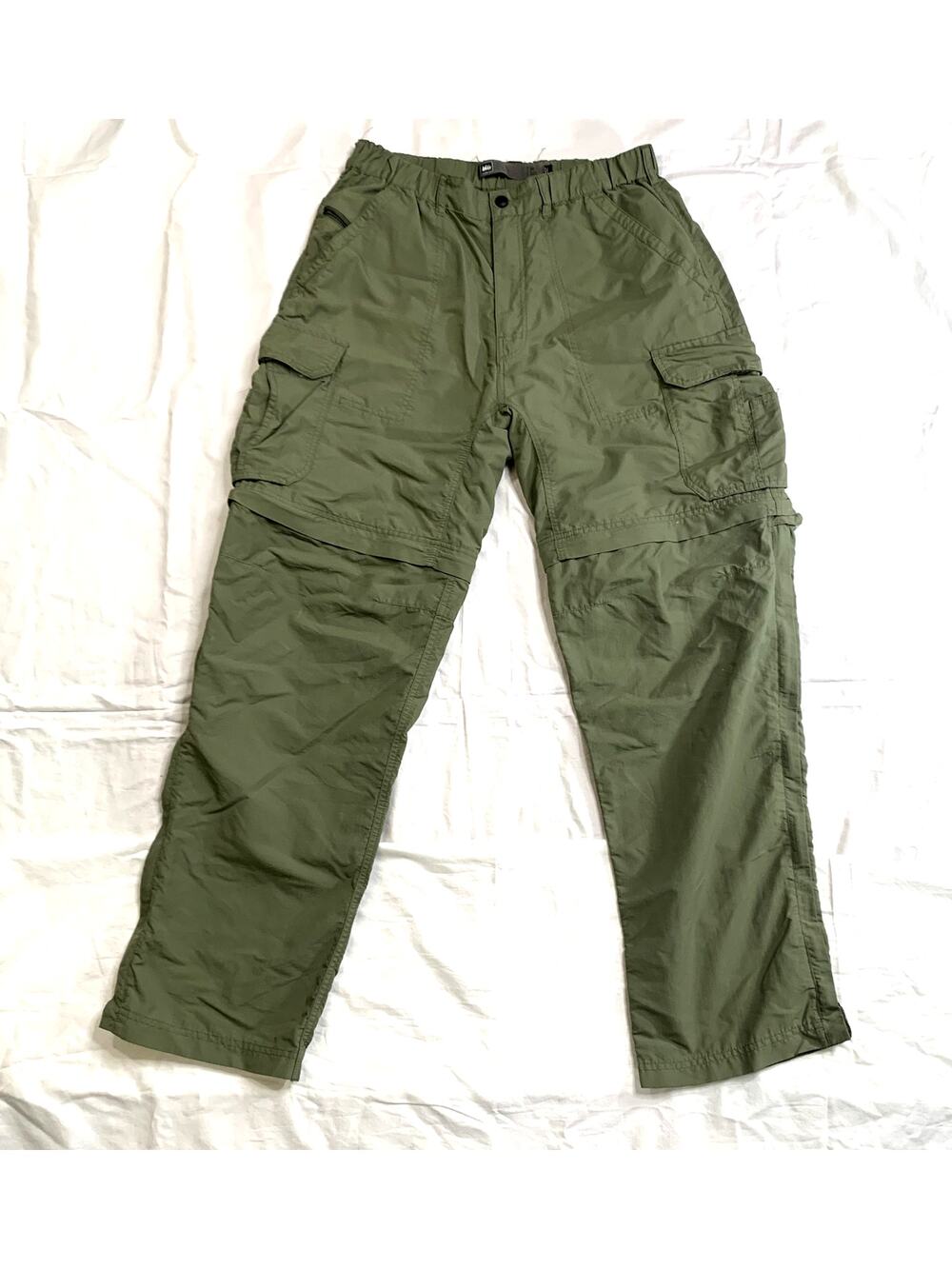REI Green Convertible Pants Sun protective UPF 50 Mens 32L